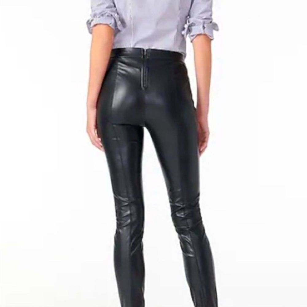 NWT J Crew Leather Leggings